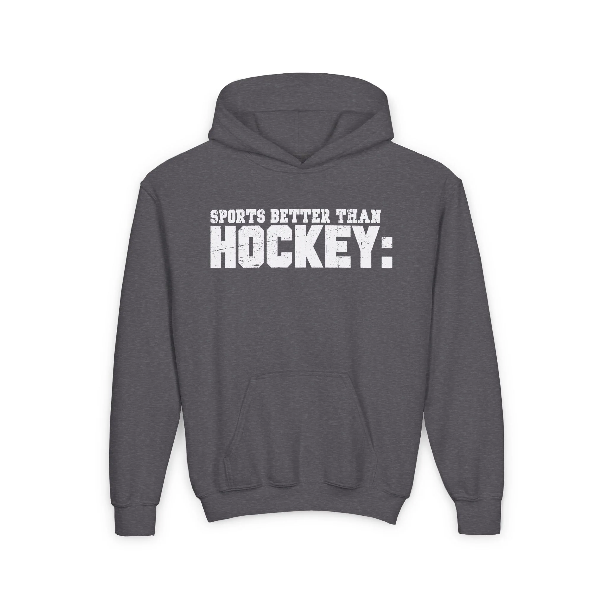 Funny Kids Hockey Hoodie - Sports Better Than Kids Hockey Hoodie