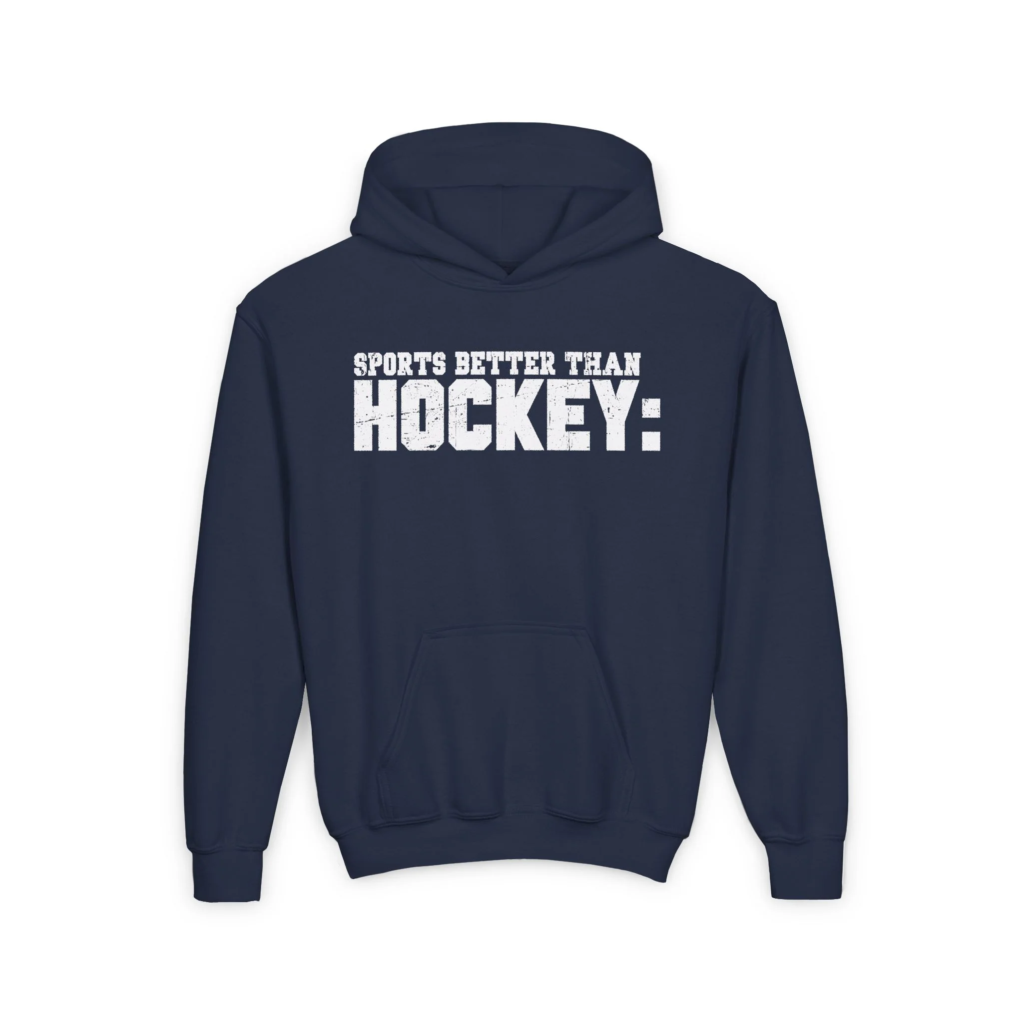 Funny Kids Hockey Hoodie - Sports Better Than Kids Hockey Hoodie - Image 5