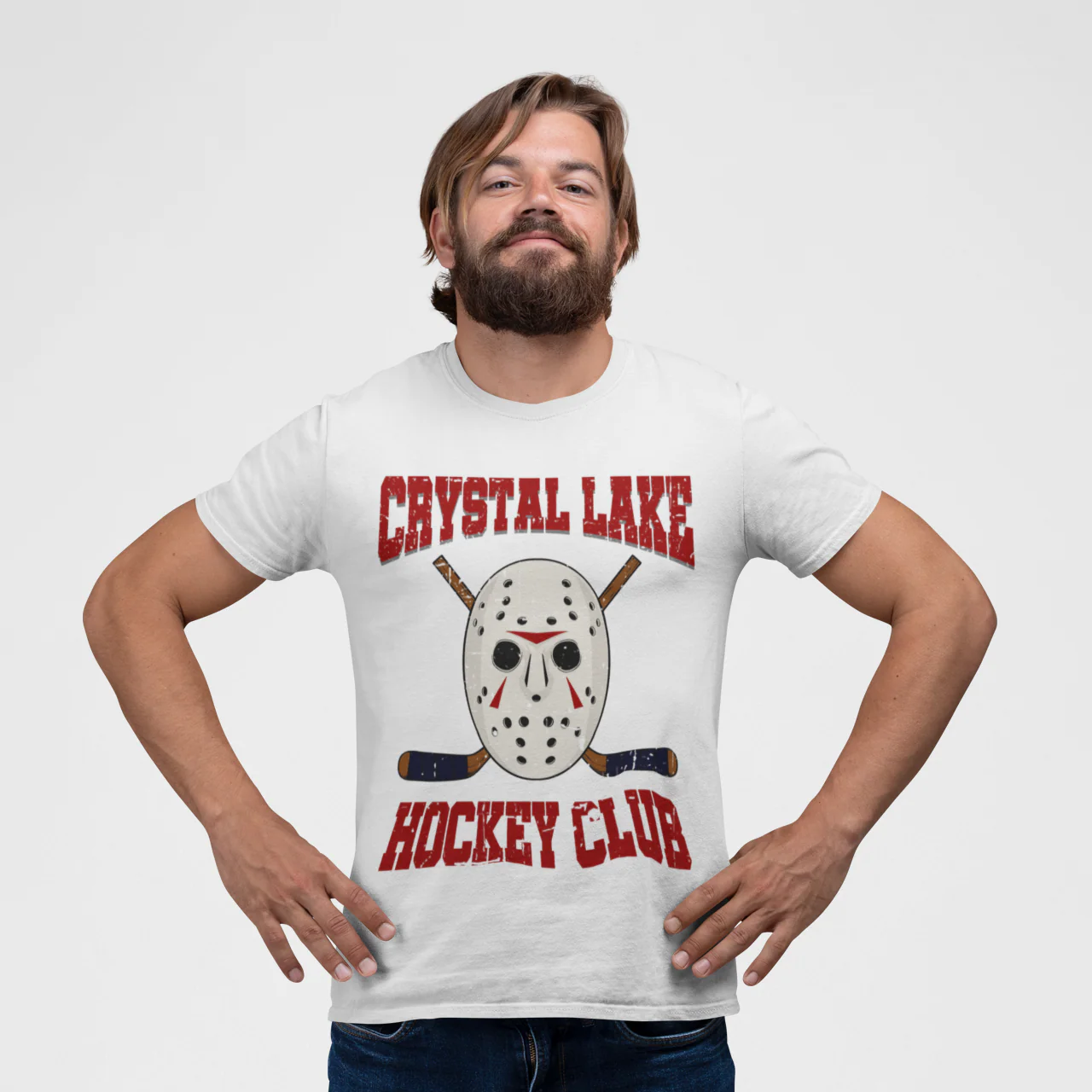 Funny Hockey T-Shirt - Crystal Lake Hockey Club Unisex Hockey Shirt - Image 8
