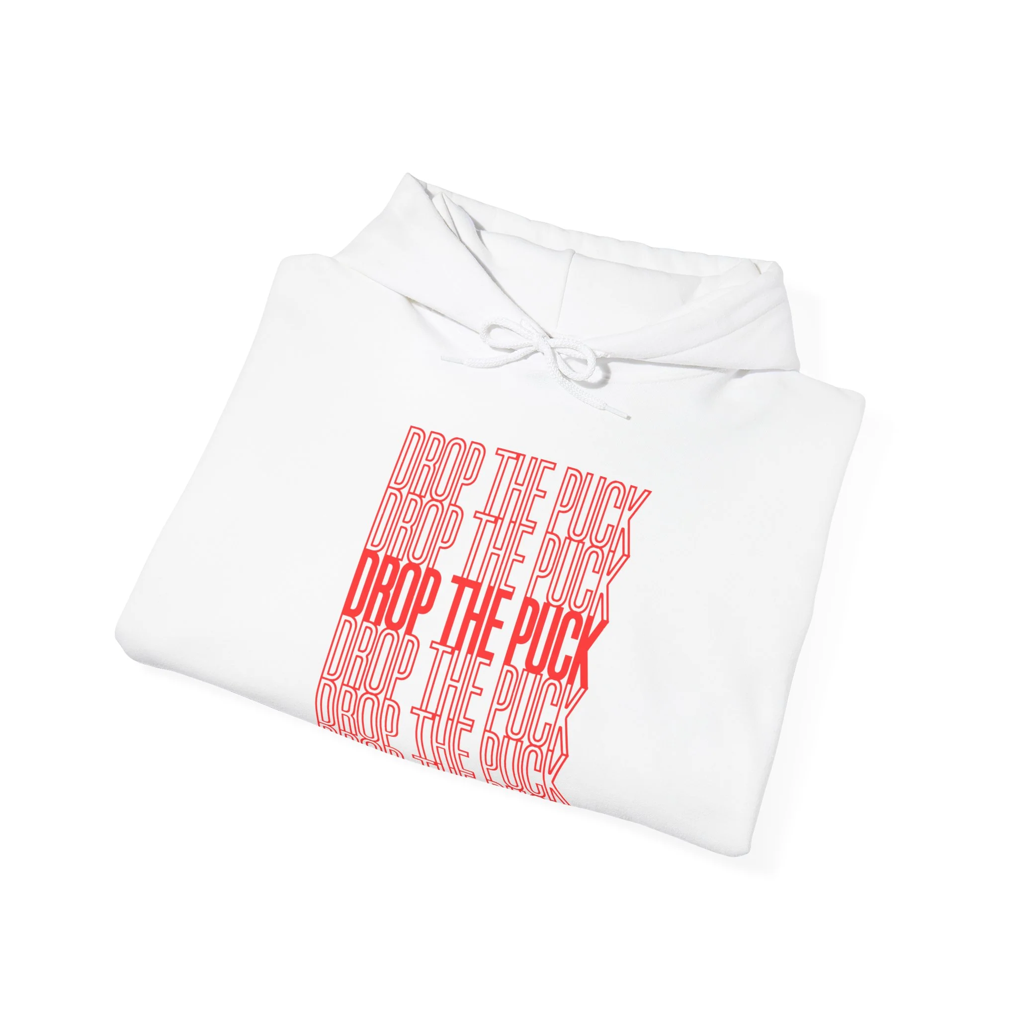 Funny Hockey Hoodie - Drop The Puck Hockey Unisex Hockey Hoodie - Image 5