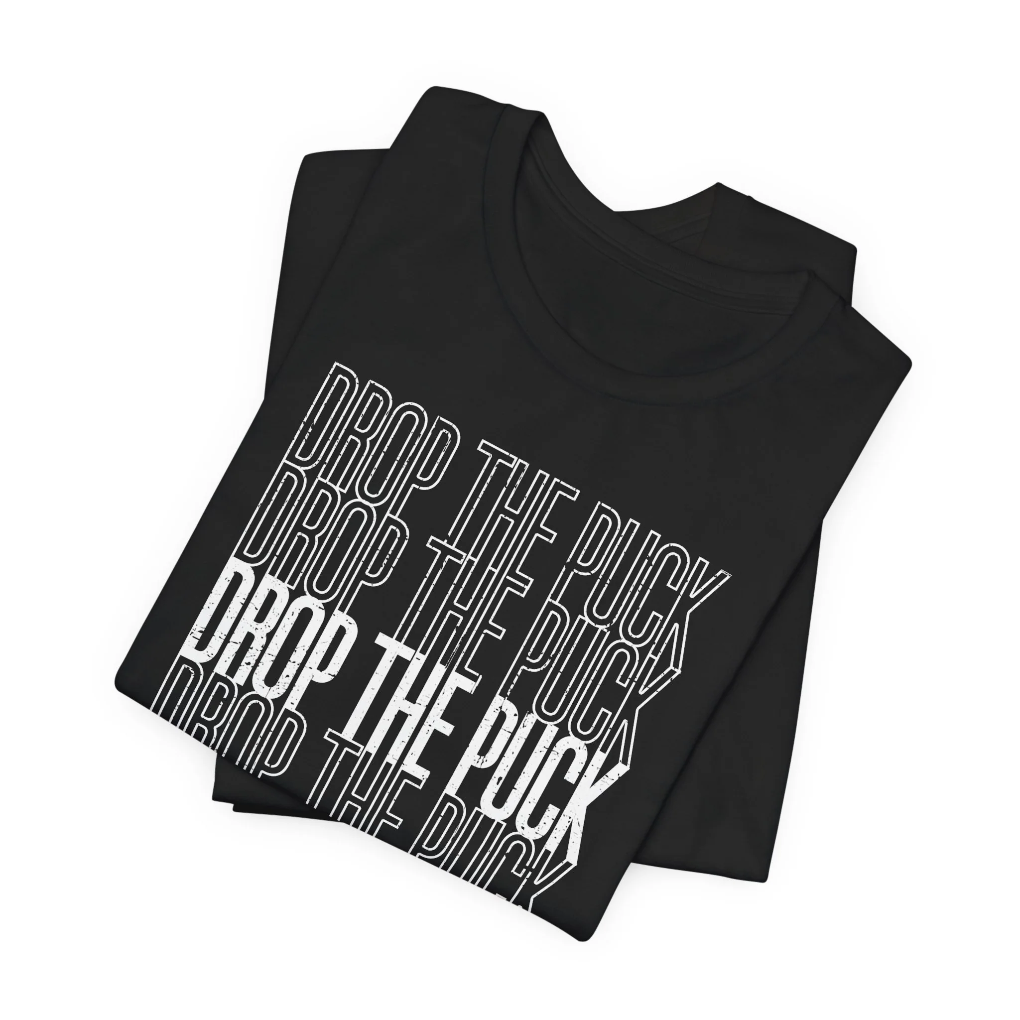 Funny Hockey T-Shirt - Drop The Puck Unisex Hockey Shirt - Image 7