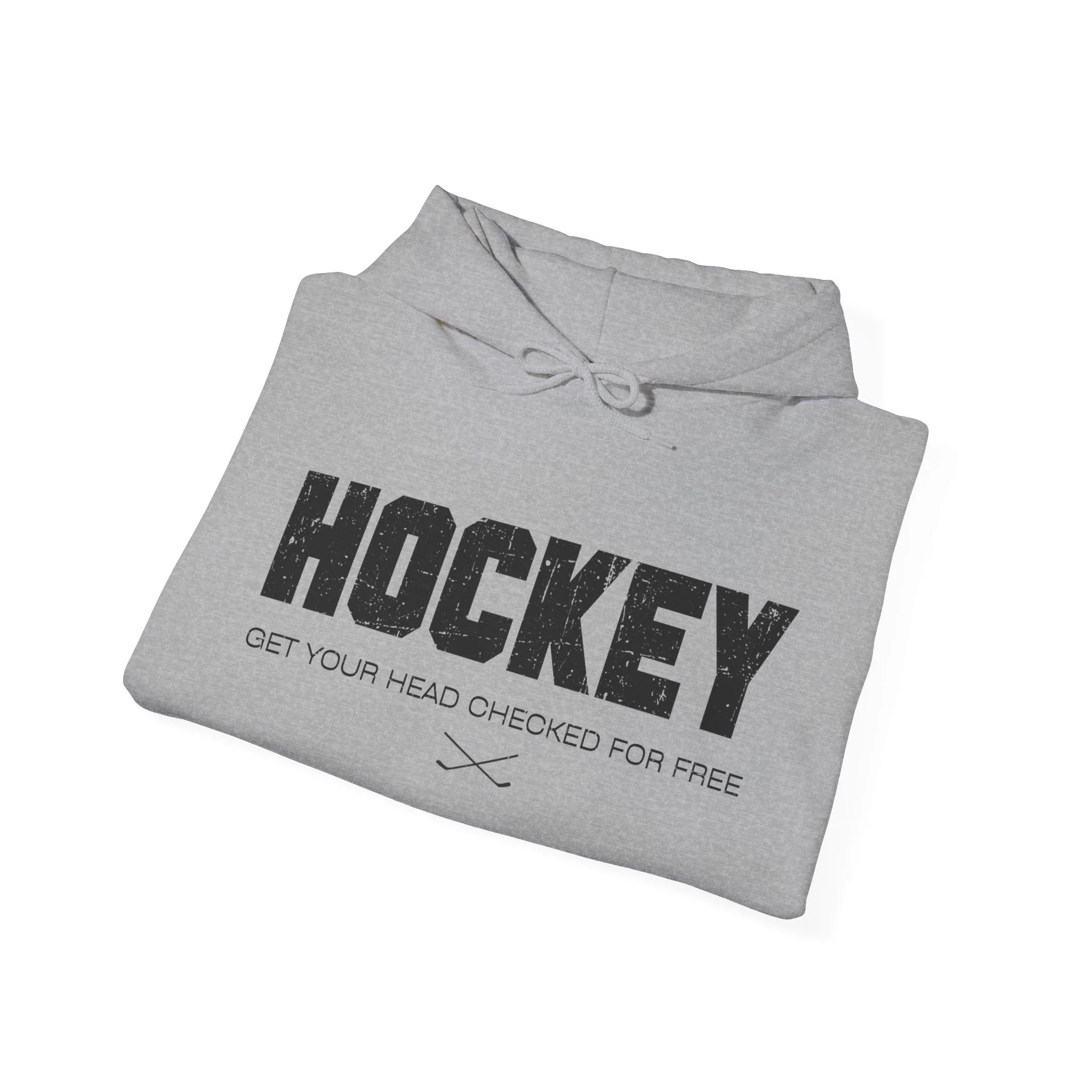 Funny Hockey Hoodie - Get Your Head Checked For Free Unisex Hockey Hoodie - Image 9