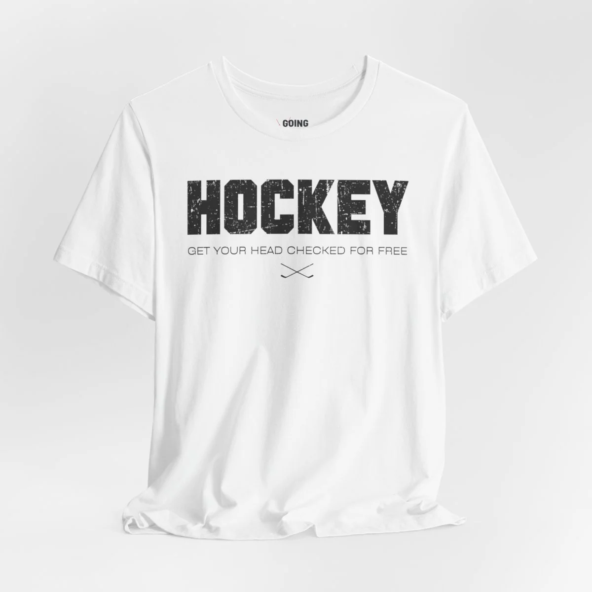 Funny Hockey T-Shirt - Get Your Head Checked For Free Unisex Hockey Shirt - Image 3