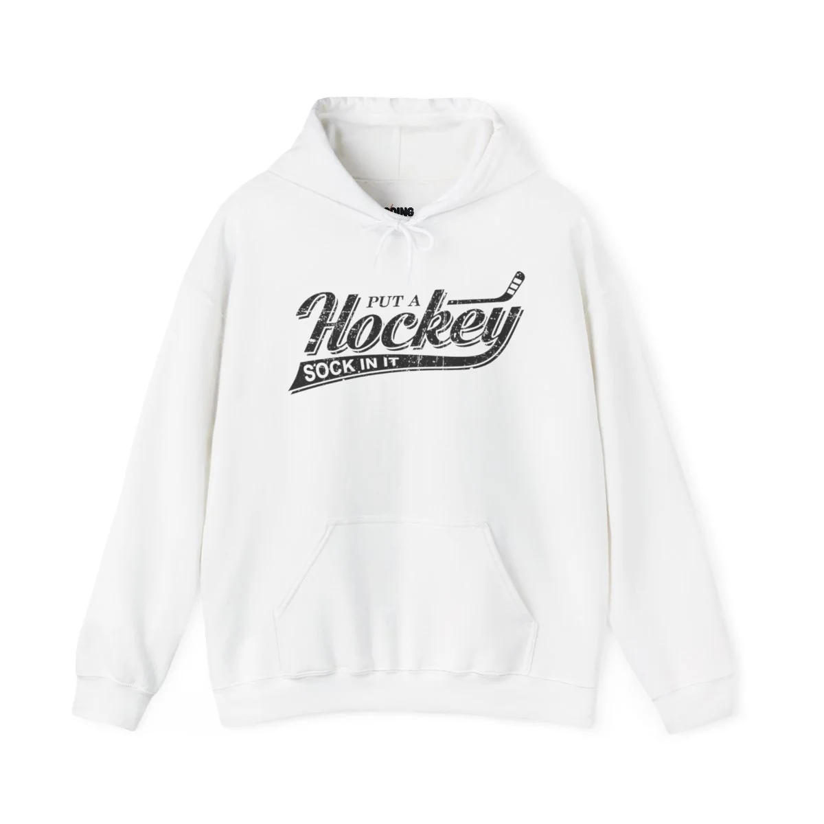 Funny Hockey Hoodie - Put A Hockey Sock In It Unisex Hockey Hoodie