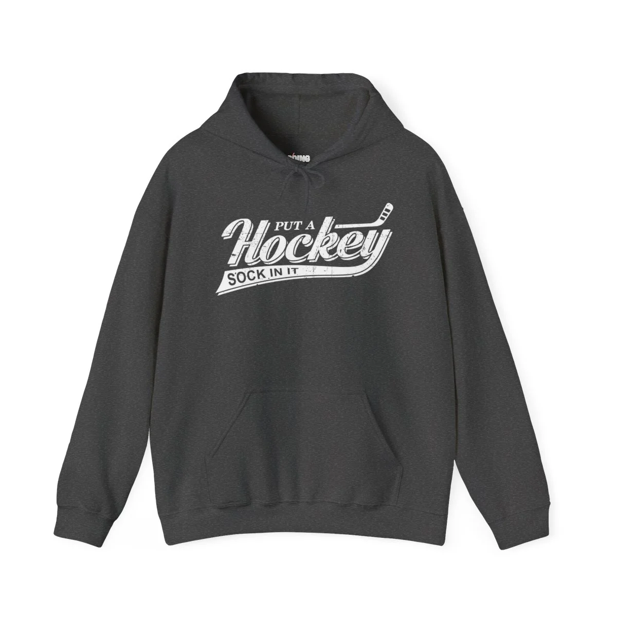 Funny Hockey Hoodie - Put A Hockey Sock In It Unisex Hockey Hoodie - Image 4