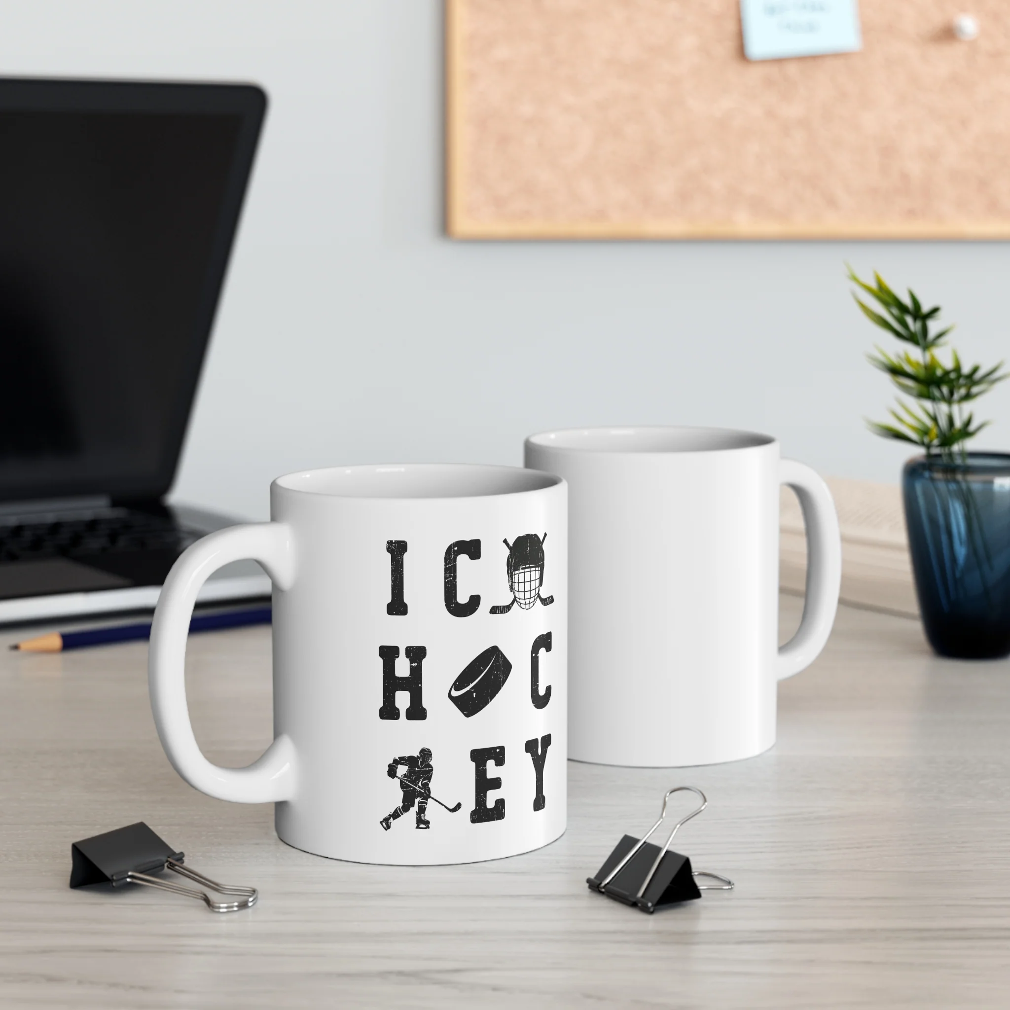 Hockey Mug - Ice Hoc Key Matrix 2 Hockey Mug - Image 2
