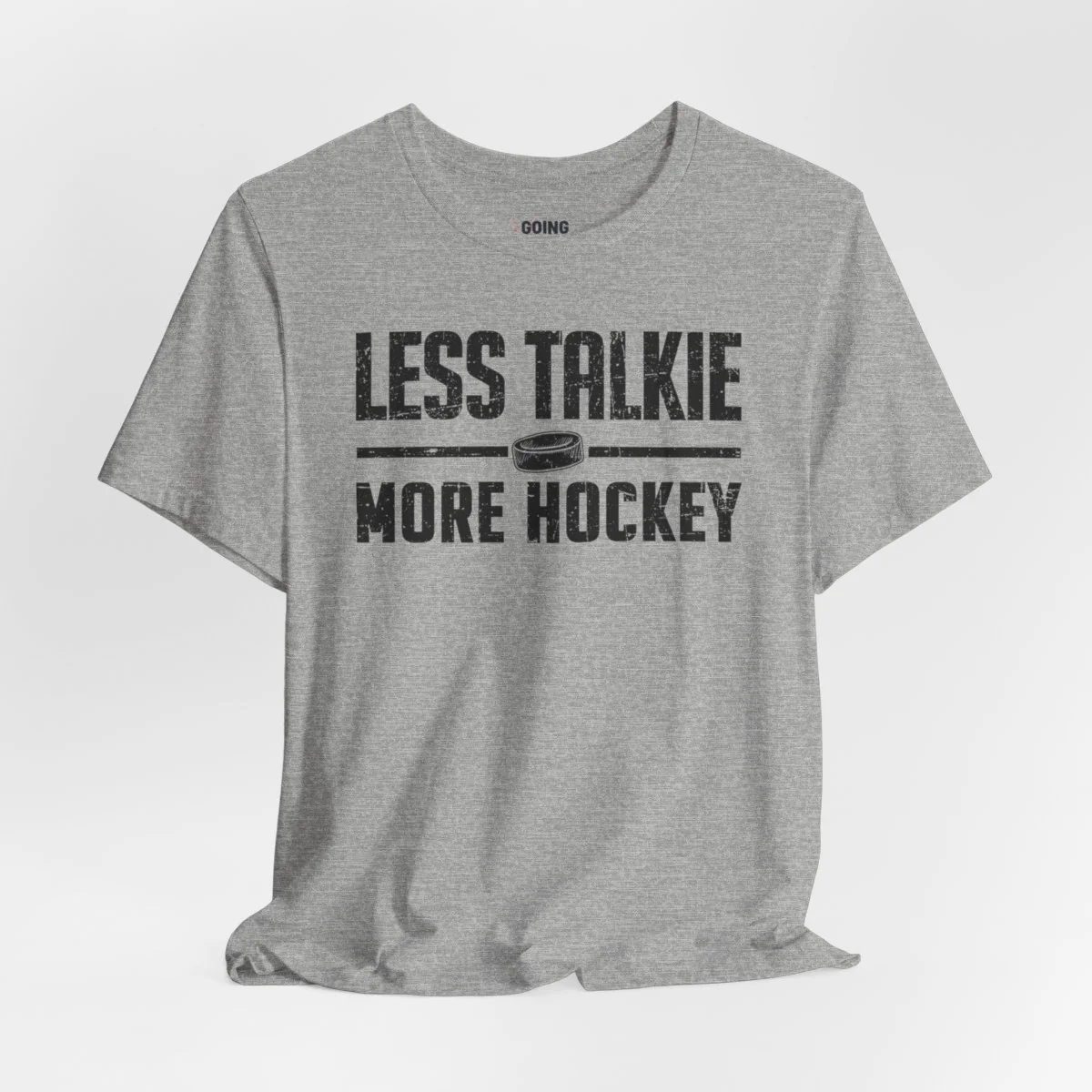 Funny Hockey T-Shirt - Less Talkie More Hockey Unisex Hockey Shirt