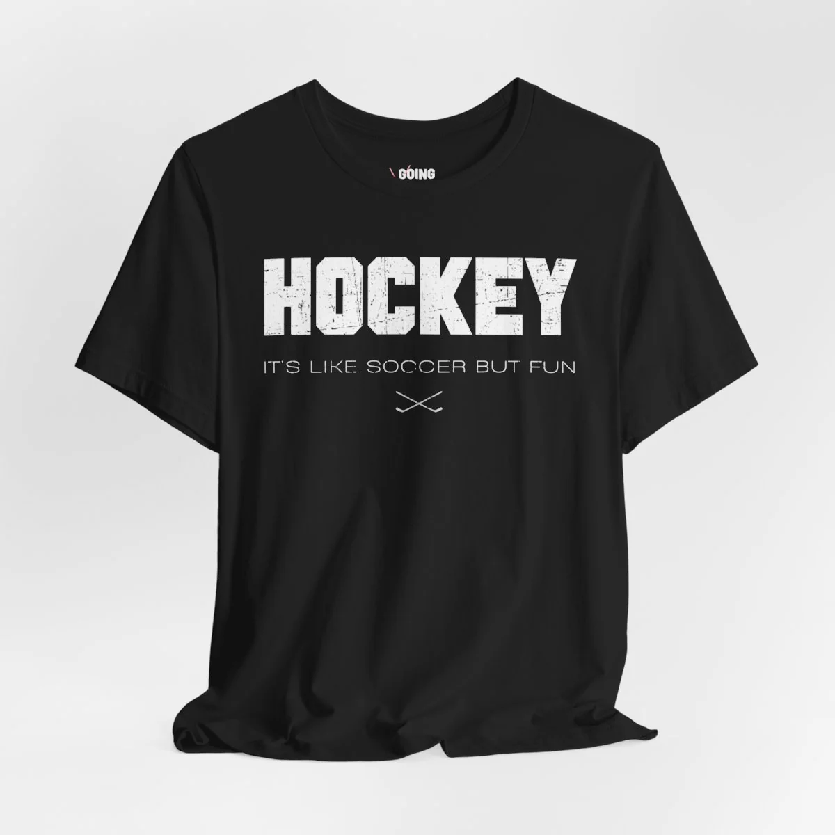 Funny Hockey T-Shirt - It's Like Soccer But Fun Unisex Hockey Shirt - Image 12