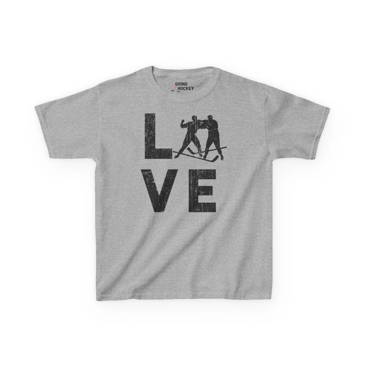 Funny Kids Hockey T-Shirt - Love Kids Hockey Shirt - Image 4
