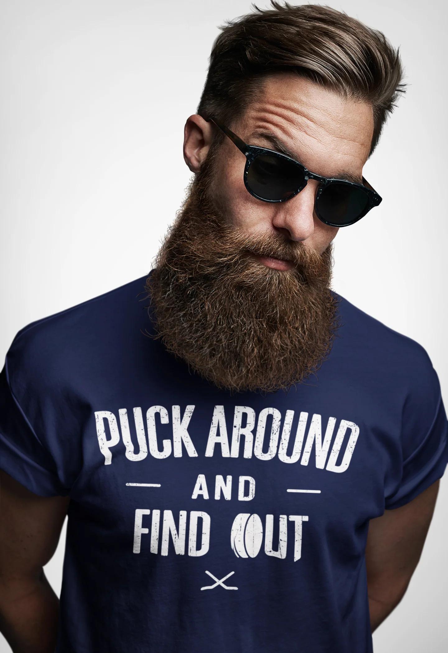 Funny Hockey T-Shirt - Puck Around And Find Out Unisex Hockey Shirt - Image 7
