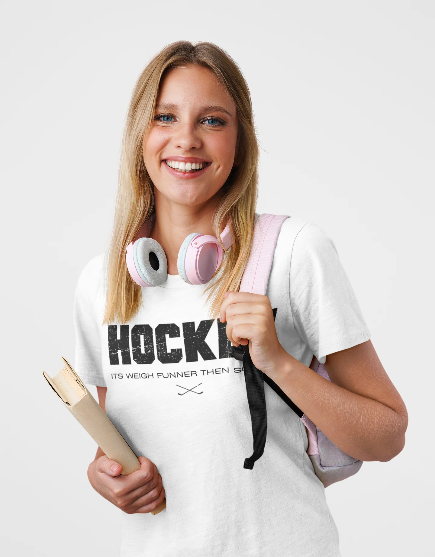 Funny Hockey T-Shirt - Its Weigh Funner Then School Unisex Hockey Shirt - Image 6