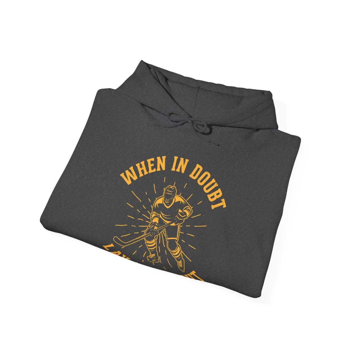 Funny Hockey Hoodie - When In Doubt Let Them Out Unisex Hockey Hoodie - Image 7